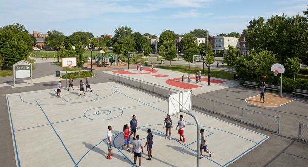 Les meilleures tailles de terrain de basket pour chaque espace