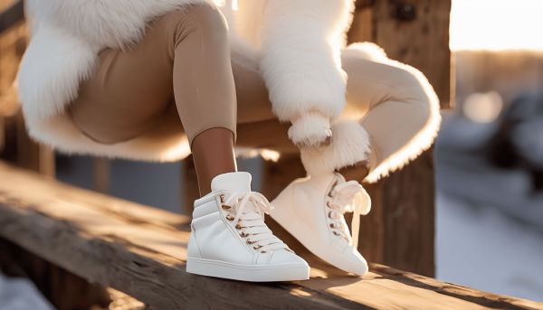 Maintenez vos pieds au chaud avec les baskets fourrées femme